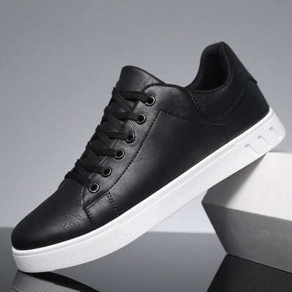 Veganska herrsneakers med gummisåla