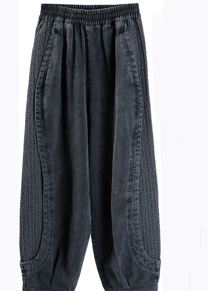 Ledig denim haremsbyxa dam i plusstorlek