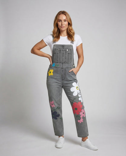 Denim jumpsuit dam, ljusblå