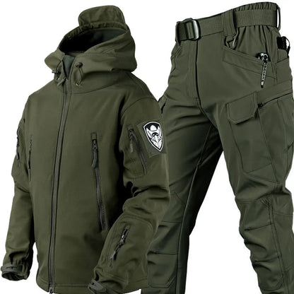 Funktionsjacka herr, militärgrön