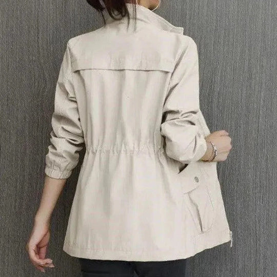Lätt vattentät trench coat dam
