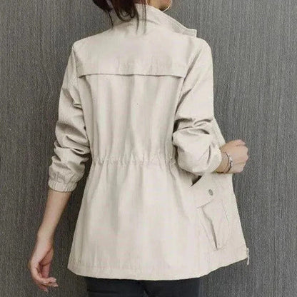 Lätt vattentät trench coat dam