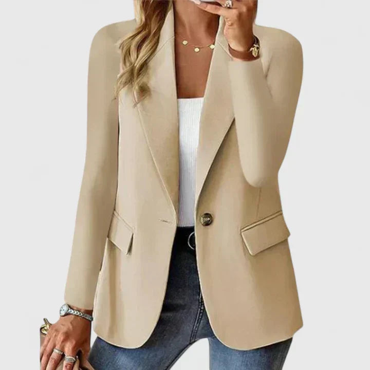 Elegant blazer med figursytt snitt