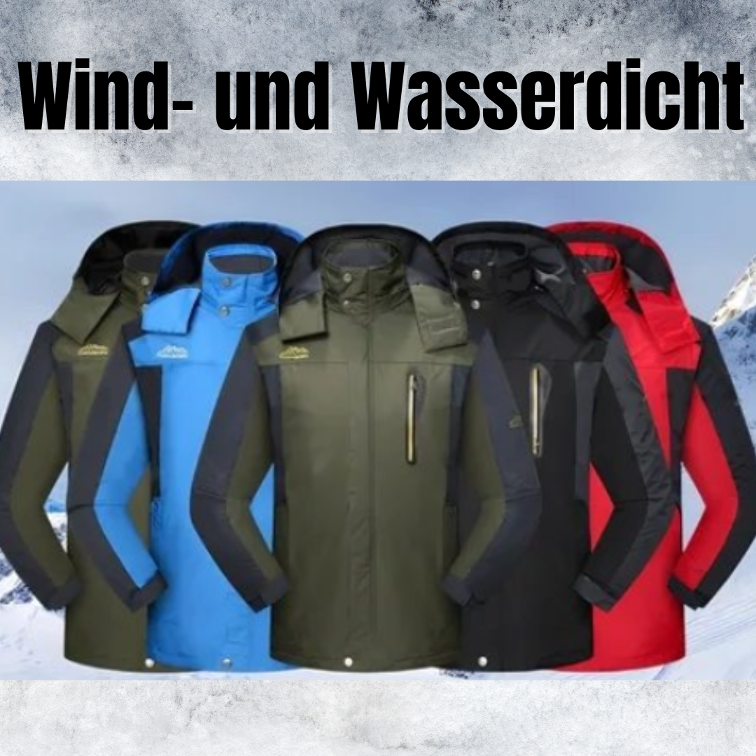 Vind- och vattentät outdoor-jacka herr
