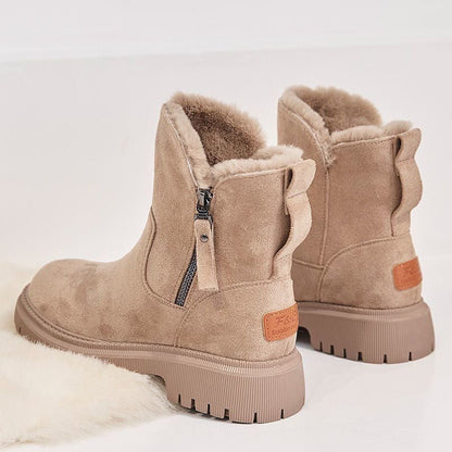 Varma damboots med pälsfoder