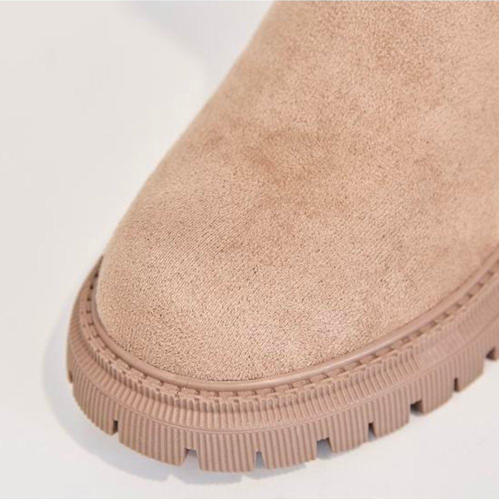 Varma damboots med pälsfoder