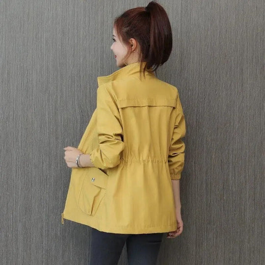 Lätt vattentät trench coat dam
