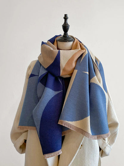Vändbar scarf dam i akryl