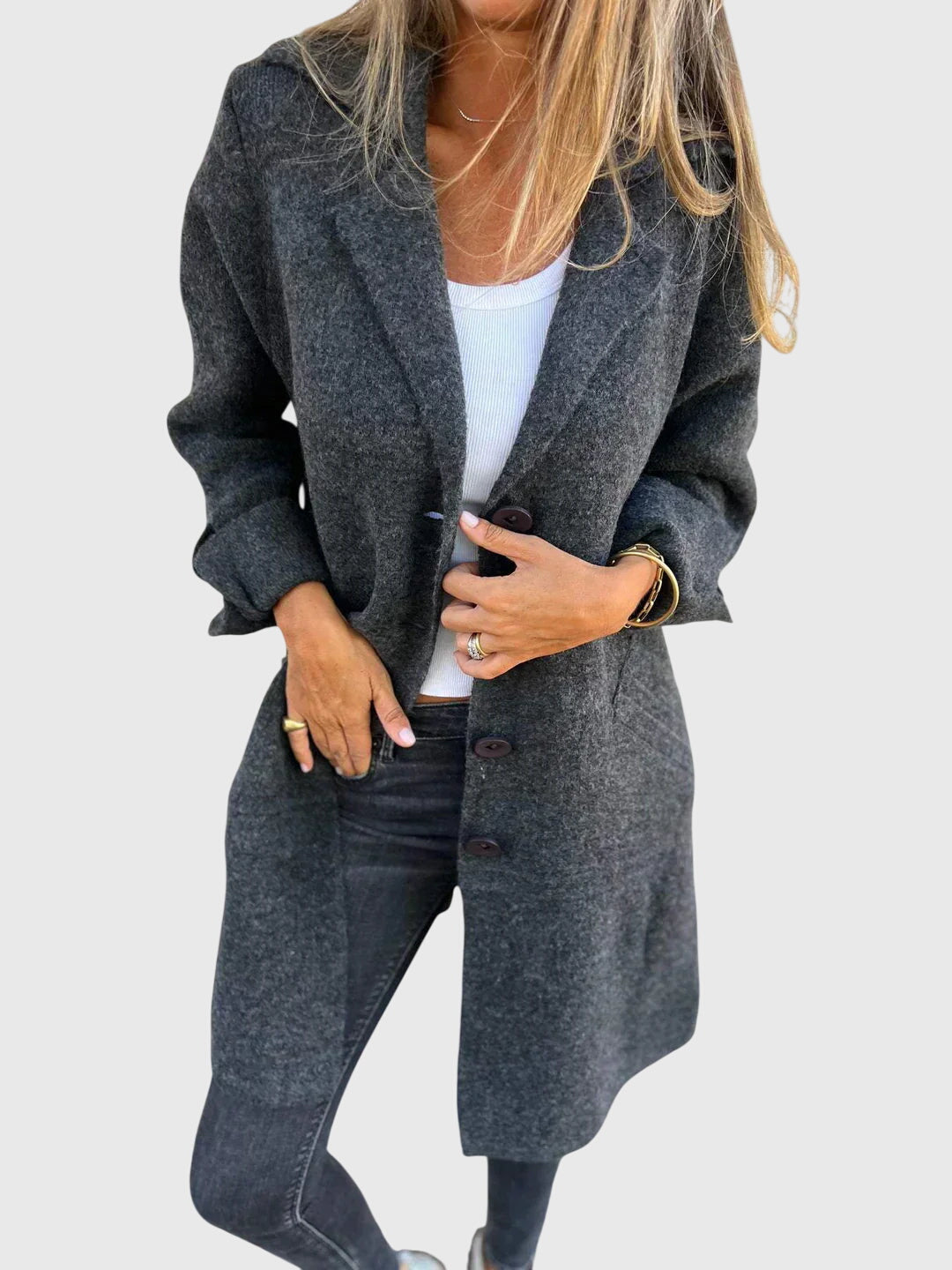Blazer med knappar