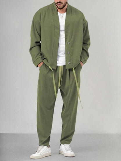Elegant kostymset herr i polyester för kontor