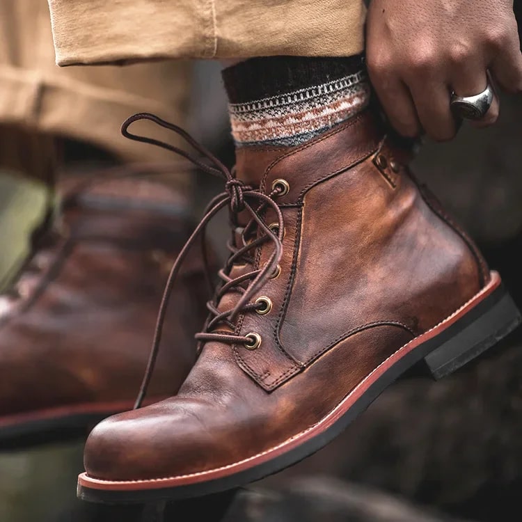 Vinterboots herr i textil – klassiska och varma boots för kalla dagar