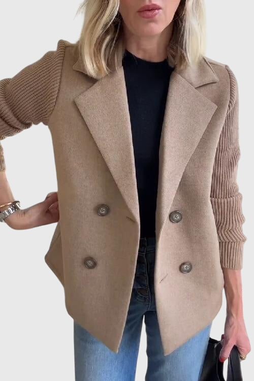 Dubbelknäppt blazer med figursytt snitt