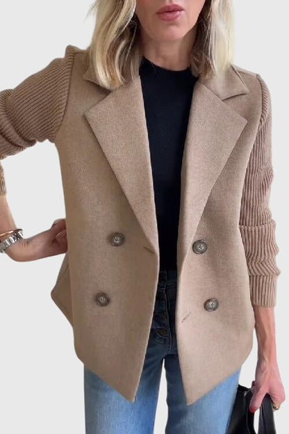 Dubbelknäppt blazer med figursytt snitt