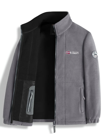 Lätt utomhusjacka herr i fleece