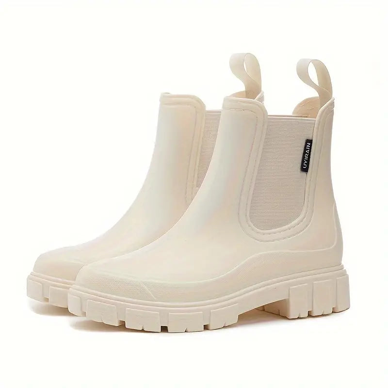 Släta slip-on chelsea boots dam