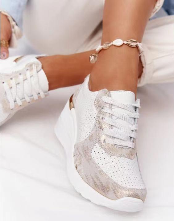 Bekväma damsneakers med dämpad sula