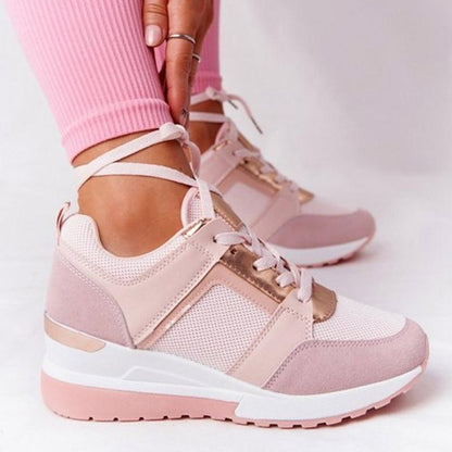 Bekväma damsneakers med dämpad sula