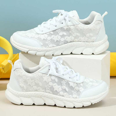 Komfortsneakers dam med stöd — bekväma träningsskor med mjuk sula