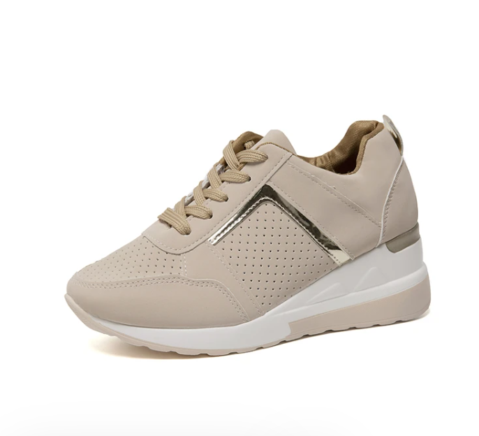 Bekväma damsneakers med dämpad sula